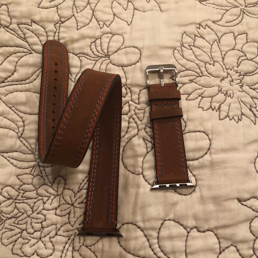 Leather 38mm apple watch band